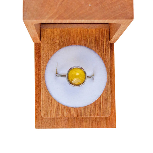 Bague Jaune Moutarde - Les Chouchous de Justine