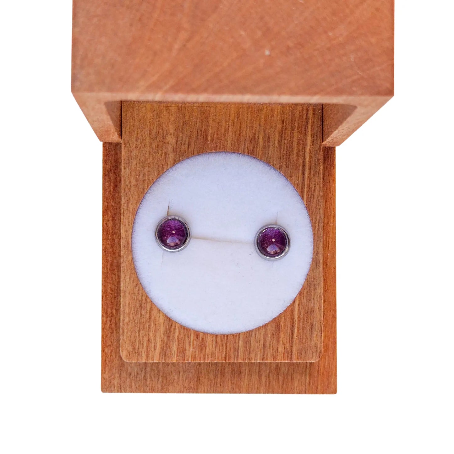 Puces d'oreilles Bleu Marine - Les Chouchous de Justine