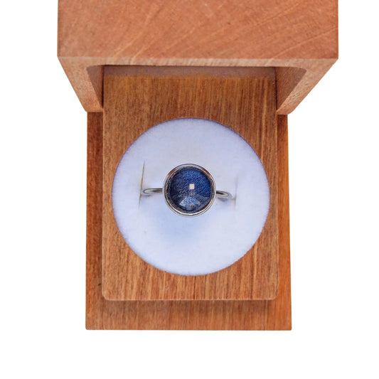 Bague Bleu Lapis - Les Chouchous de Justine