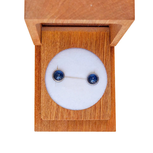 Puces d'oreilles Bleu Marine - Les Chouchous de Justine