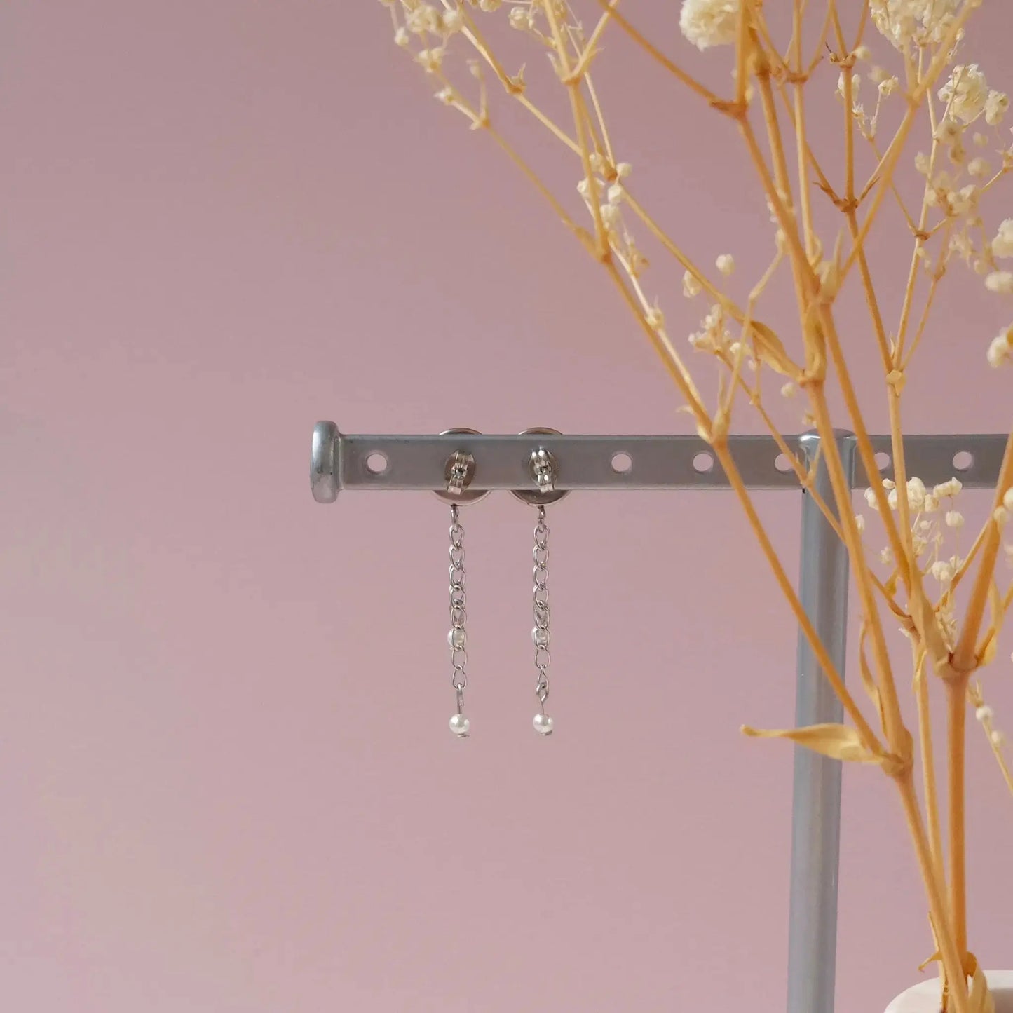 Boucles d'oreilles Bleu Marine - Les Chouchous de Justine