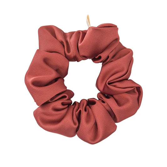 Chouchou en Satin Cognac - Les Chouchous de Justine