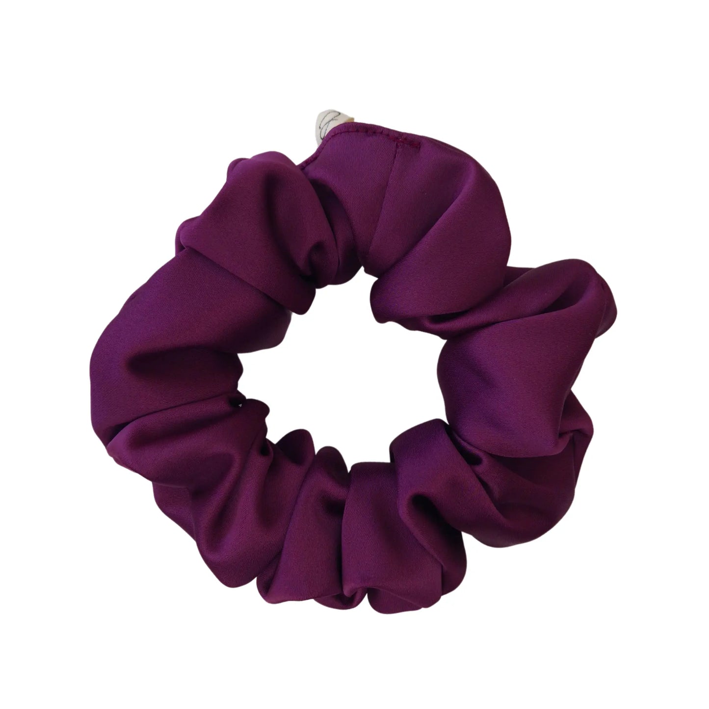 Chouchou en Satin Prune - Les Chouchous de Justine