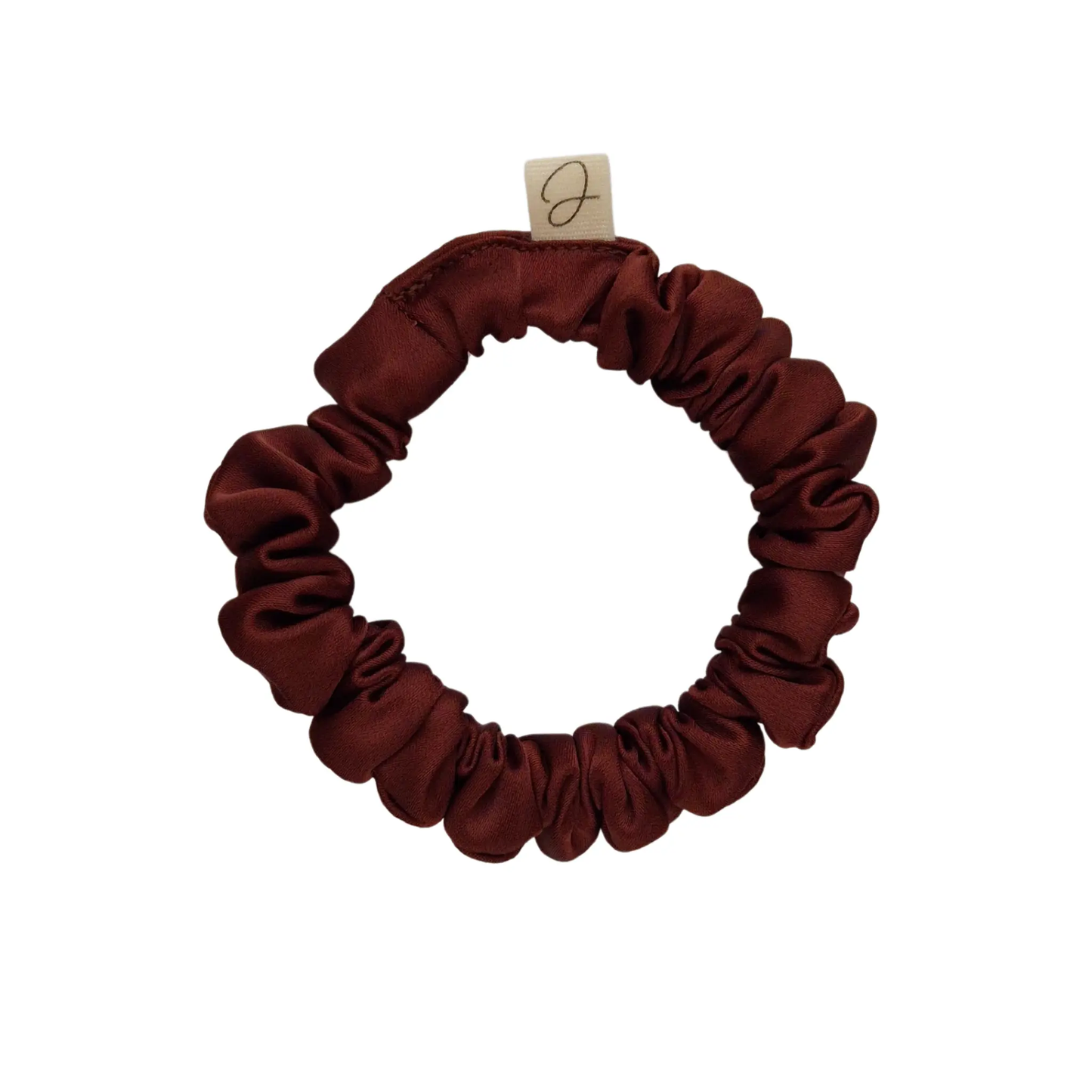 Mini Chouchou en Satin Muscade - Les Chouchous de Justine