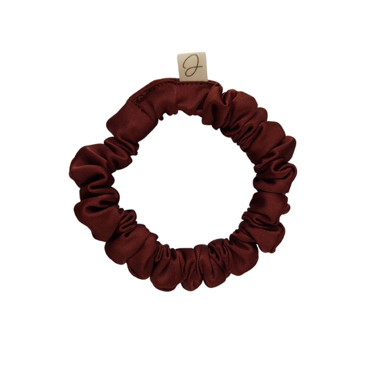 Mini Chouchou en Satin Muscade - Les Chouchous de Justine