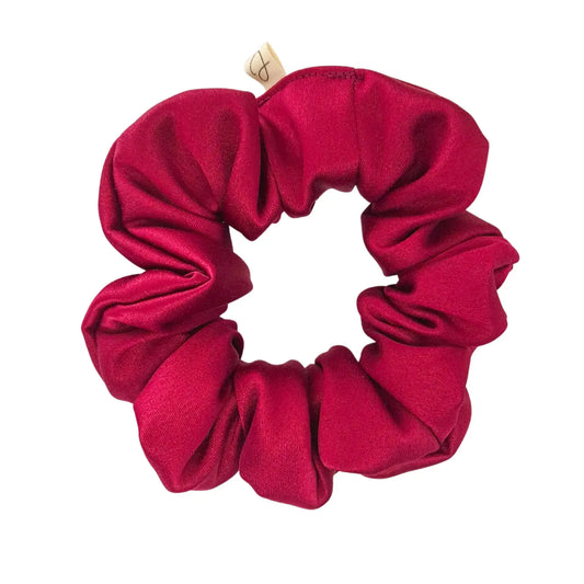 Chouchou en Satin Bordeaux - Les Chouchous de Justine