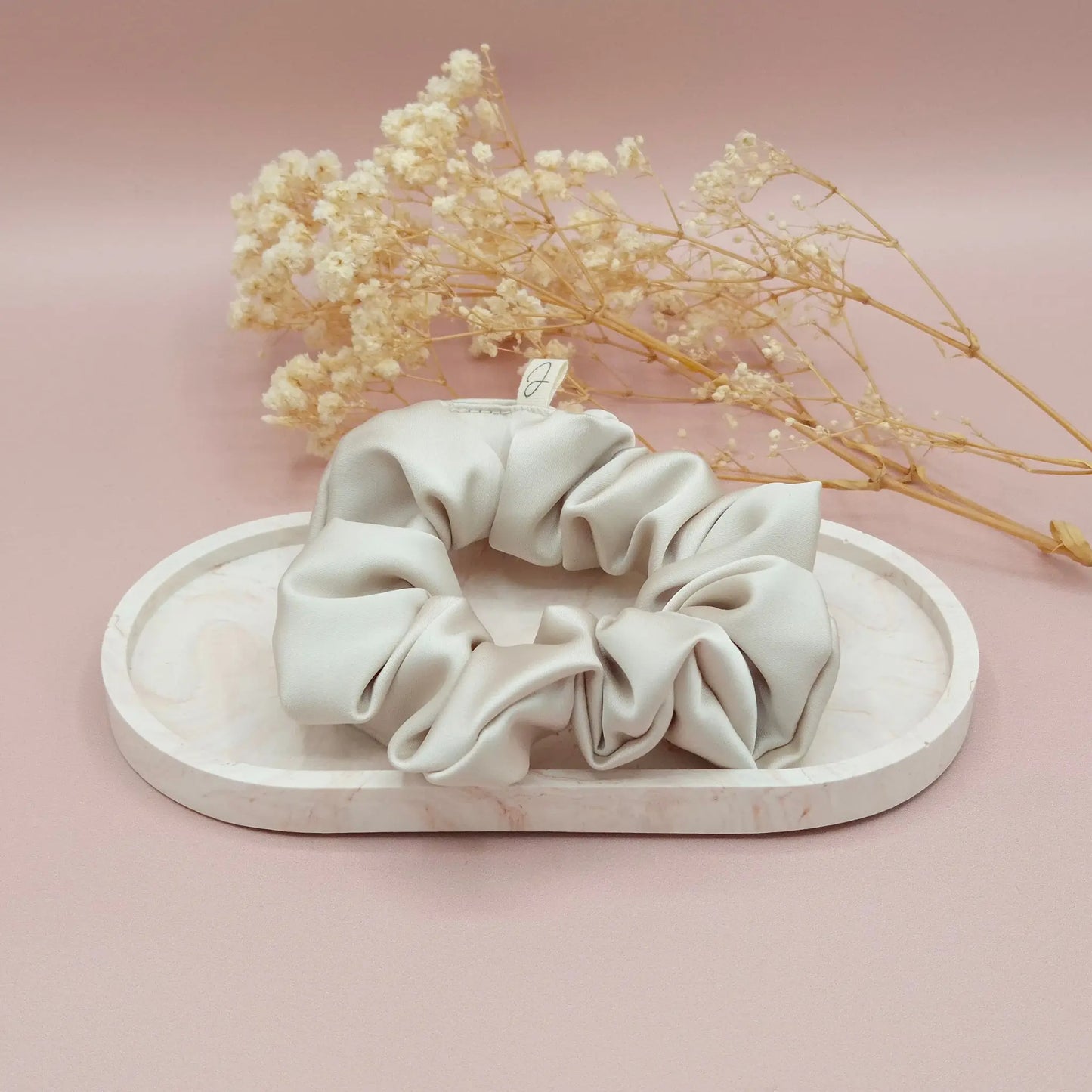 Chouchou en Satin Nacre - Les Chouchous de Justine