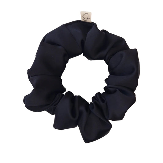 Chouchou en Satin Noir - Les Chouchous de Justine