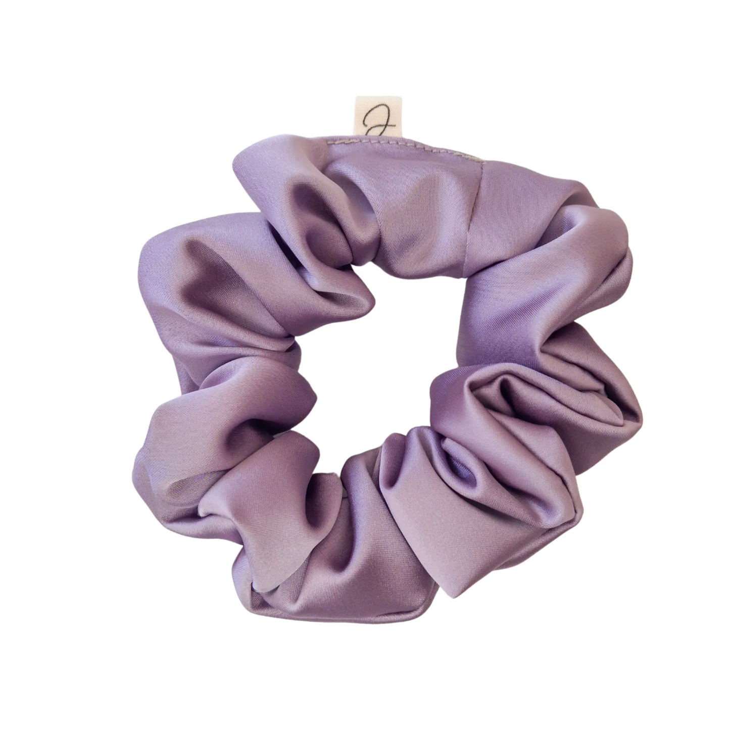 Chouchou en Satin Rose Parme - Les Chouchous de Justine