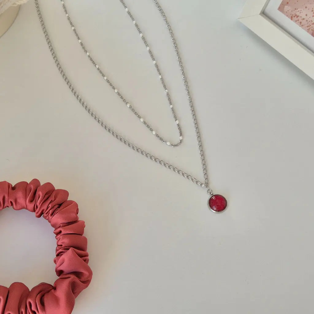 Collier avec Pendentif Brique - Les Chouchous de Justine