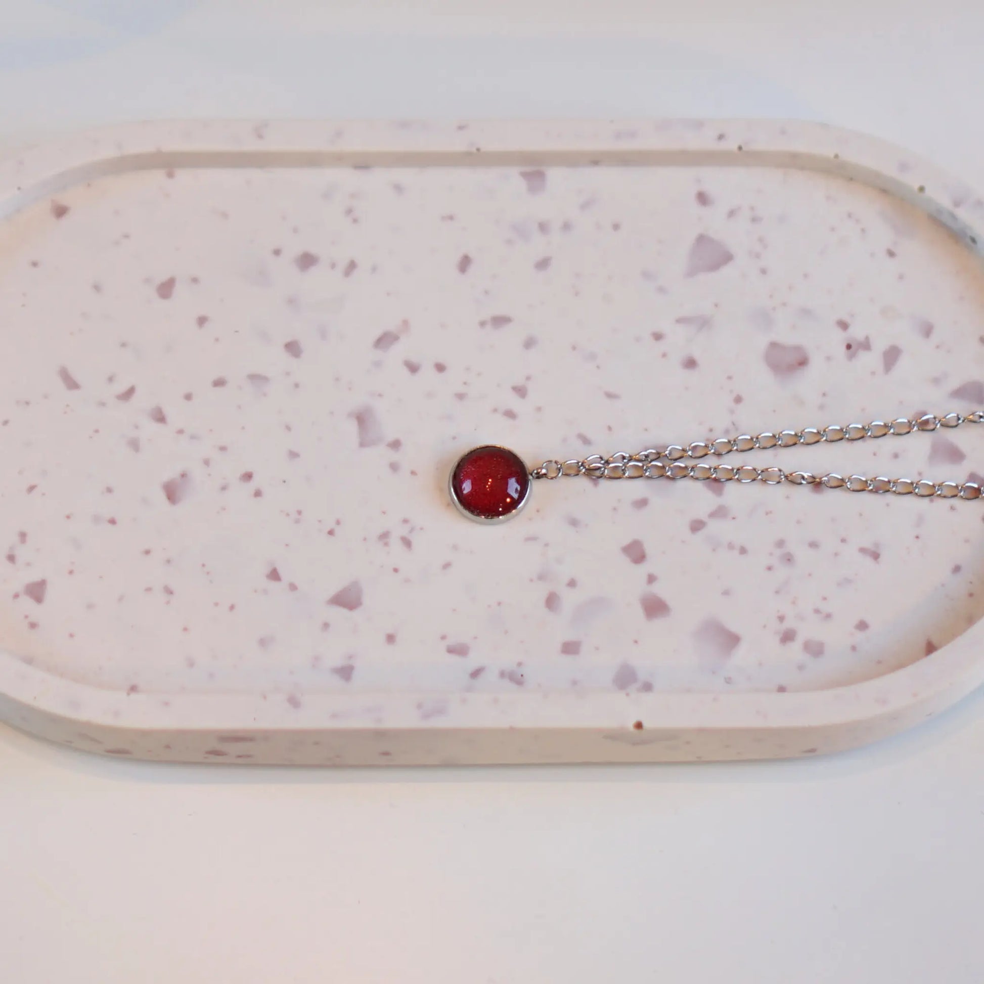 Rouge - Collier Double - Les Chouchous de Justine