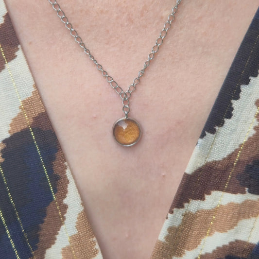 Collier avec Pendentif Curcuma - Les Chouchous de Justine