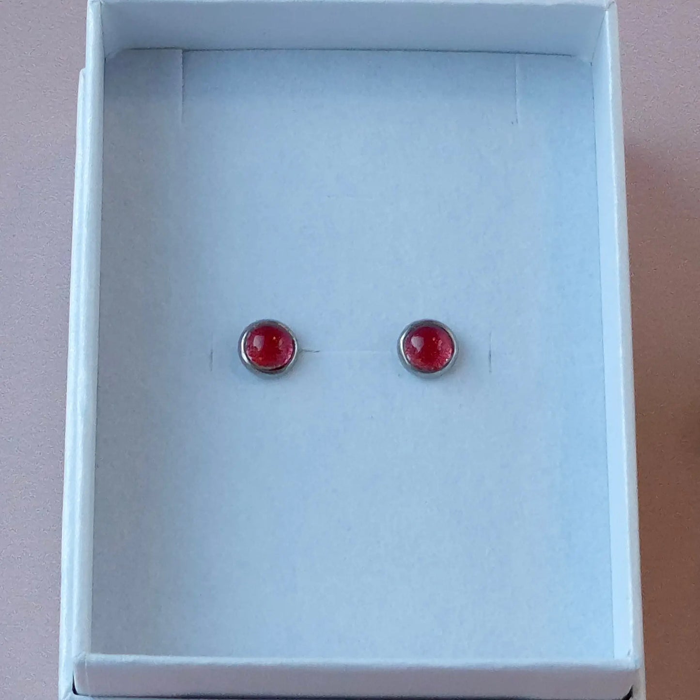 Puces d'oreilles Rouge - Les Chouchous de Justine