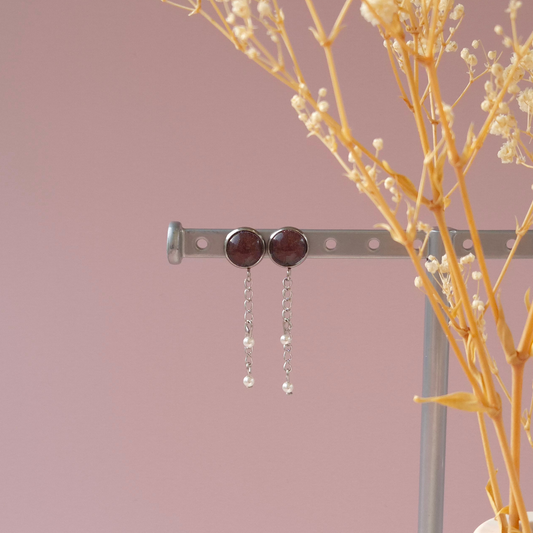 Boucles d'oreilles Muscade - Les Chouchous de Justine