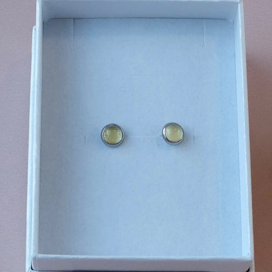 Puces d'oreilles Jaune Aurore - Les Chouchous de Justine