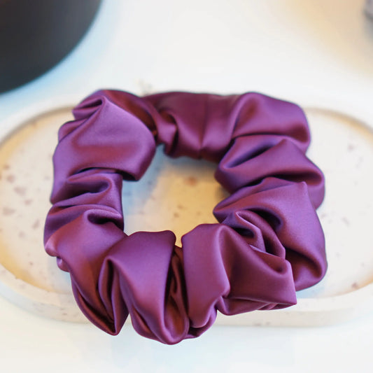 Prune - Chouchou Cheveux Satin - Les Chouchous de Justine