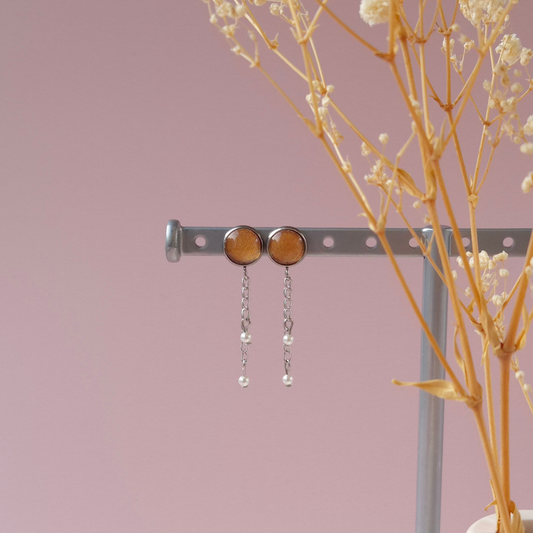 Boucles d'oreilles Curcuma - Les Chouchous de Justine