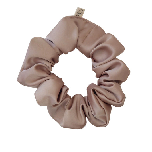 Chouchou en Satin Beige - Les Chouchous de Justine
