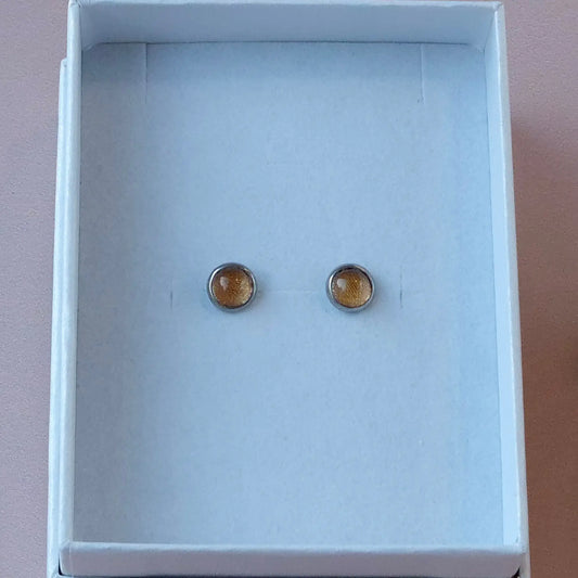 Puces d'oreilles Curcuma - Les Chouchous de Justine