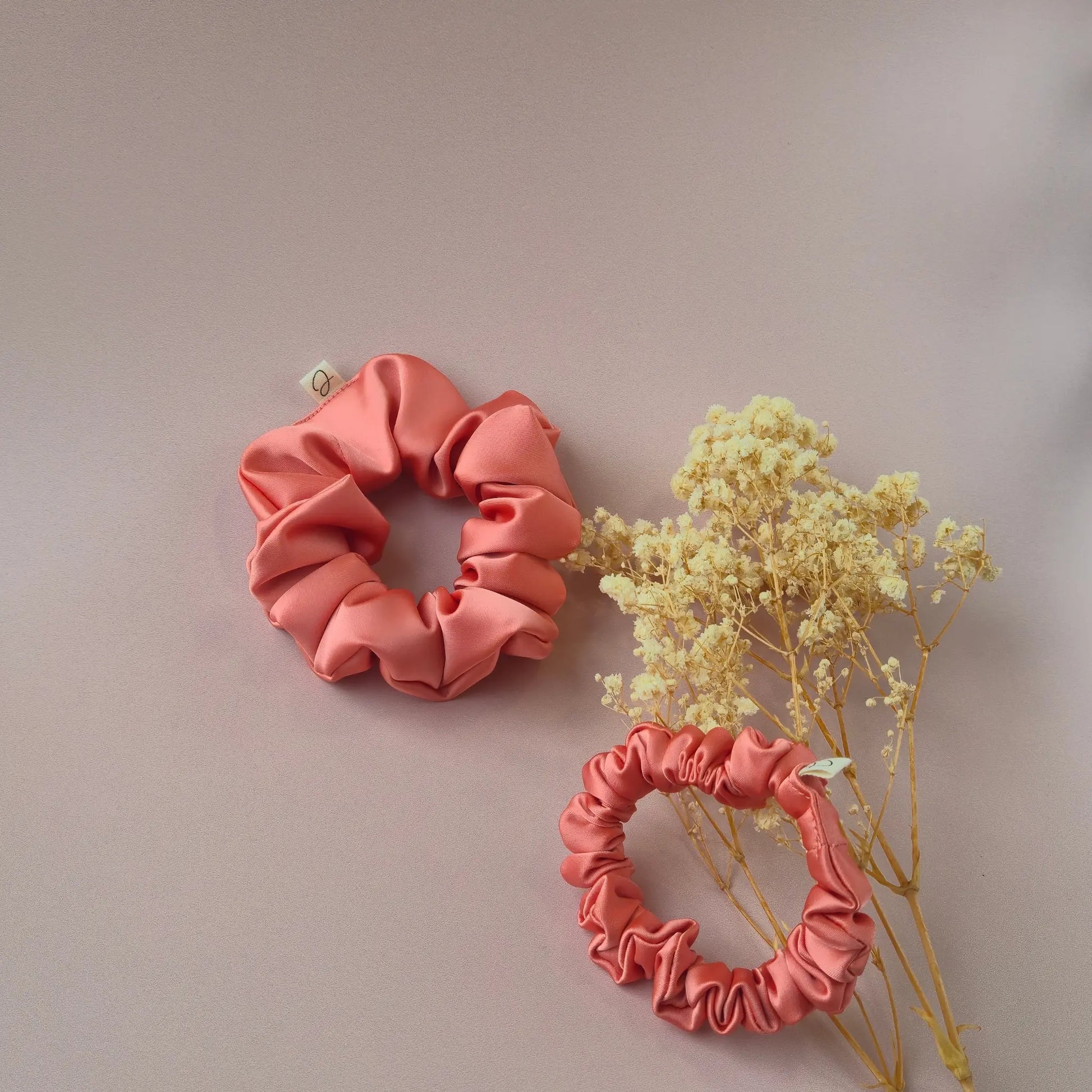 Chouchou en Satin Blush - Les Chouchous de Justine