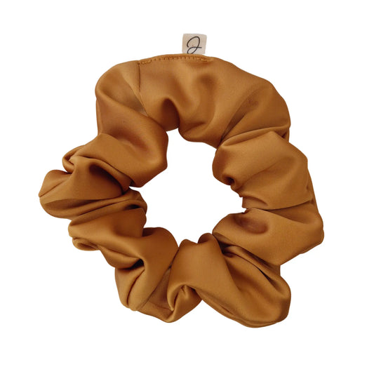 Chouchou en Satin Curcuma - Les Chouchous de Justine