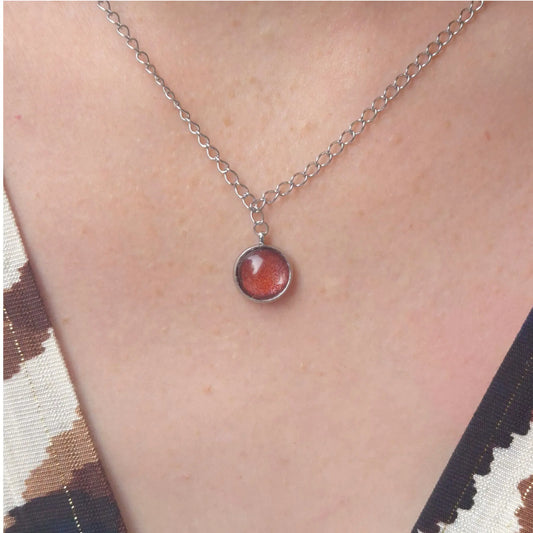 Collier avec Pendentif Terracotta - Les Chouchous de Justine