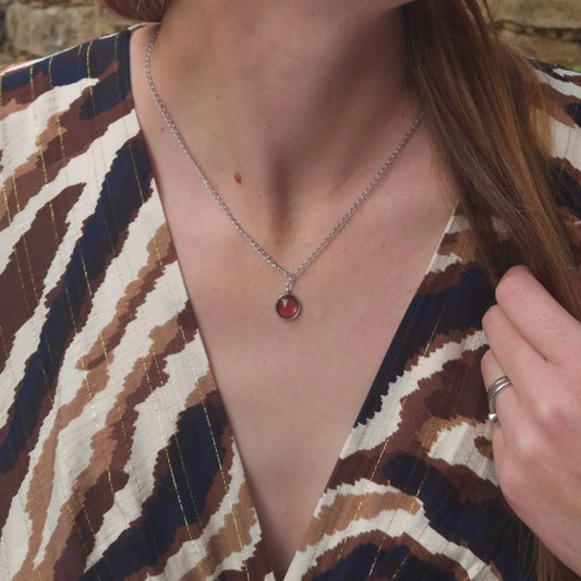 Collier avec Pendentif Terracotta - Les Chouchous de Justine