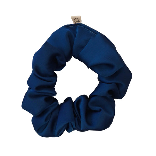 Chouchou en Satin Marine - Les Chouchous de Justine