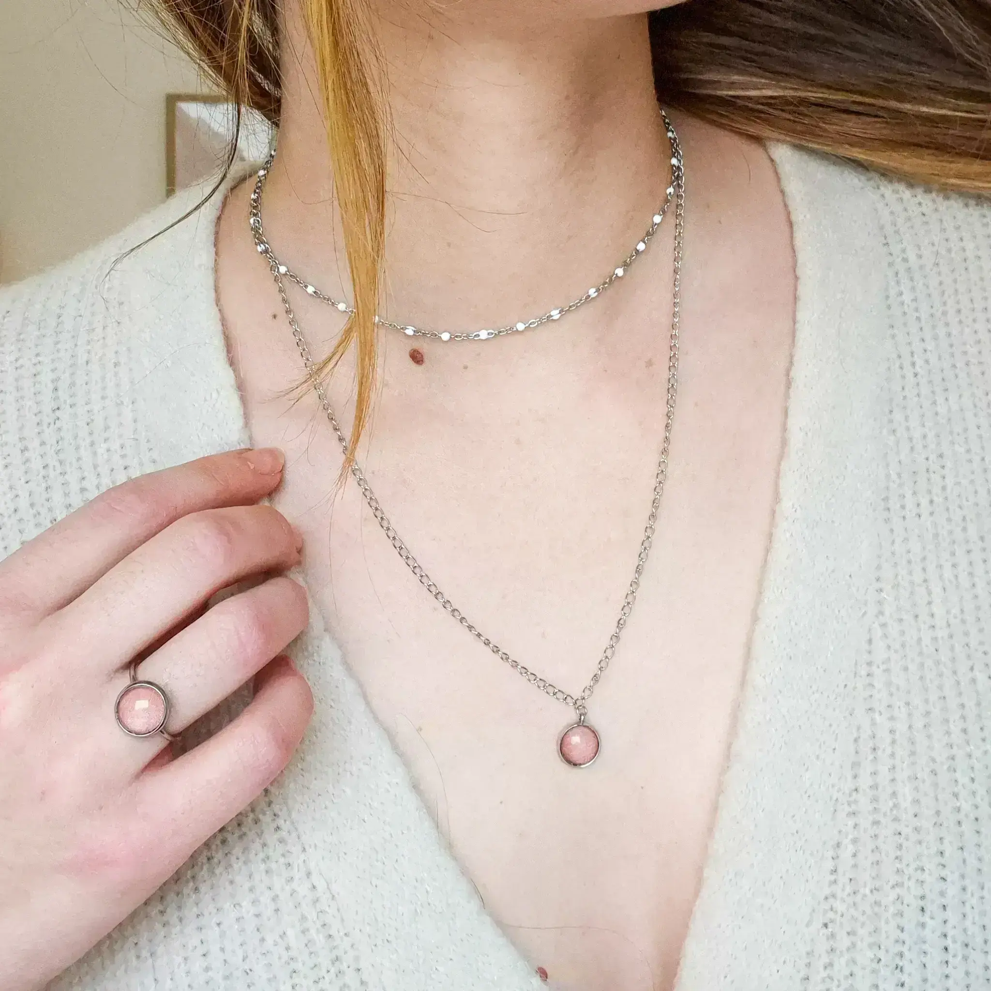 Collier avec Pendentif Curcuma - Les Chouchous de Justine