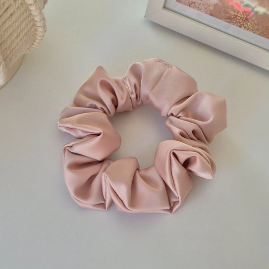 Chouchou en Satin Rose Dragée - Les Chouchous de Justine