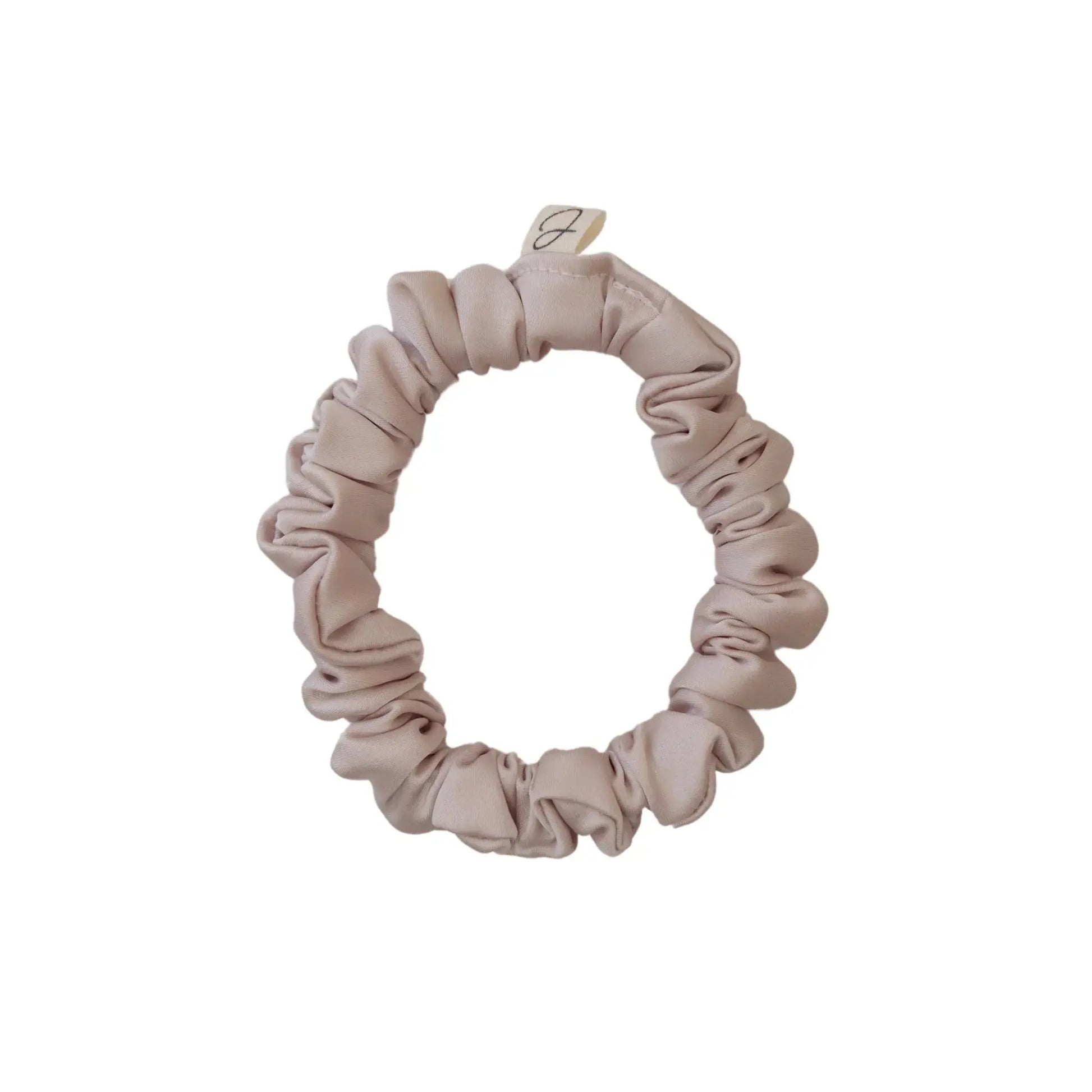 Mini Chouchou en Satin Nacre - Les Chouchous de Justine