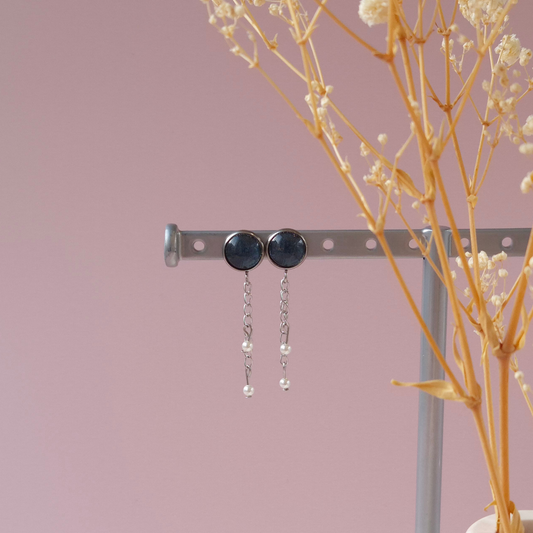 Boucles d'oreilles Vert Empire - Les Chouchous de Justine