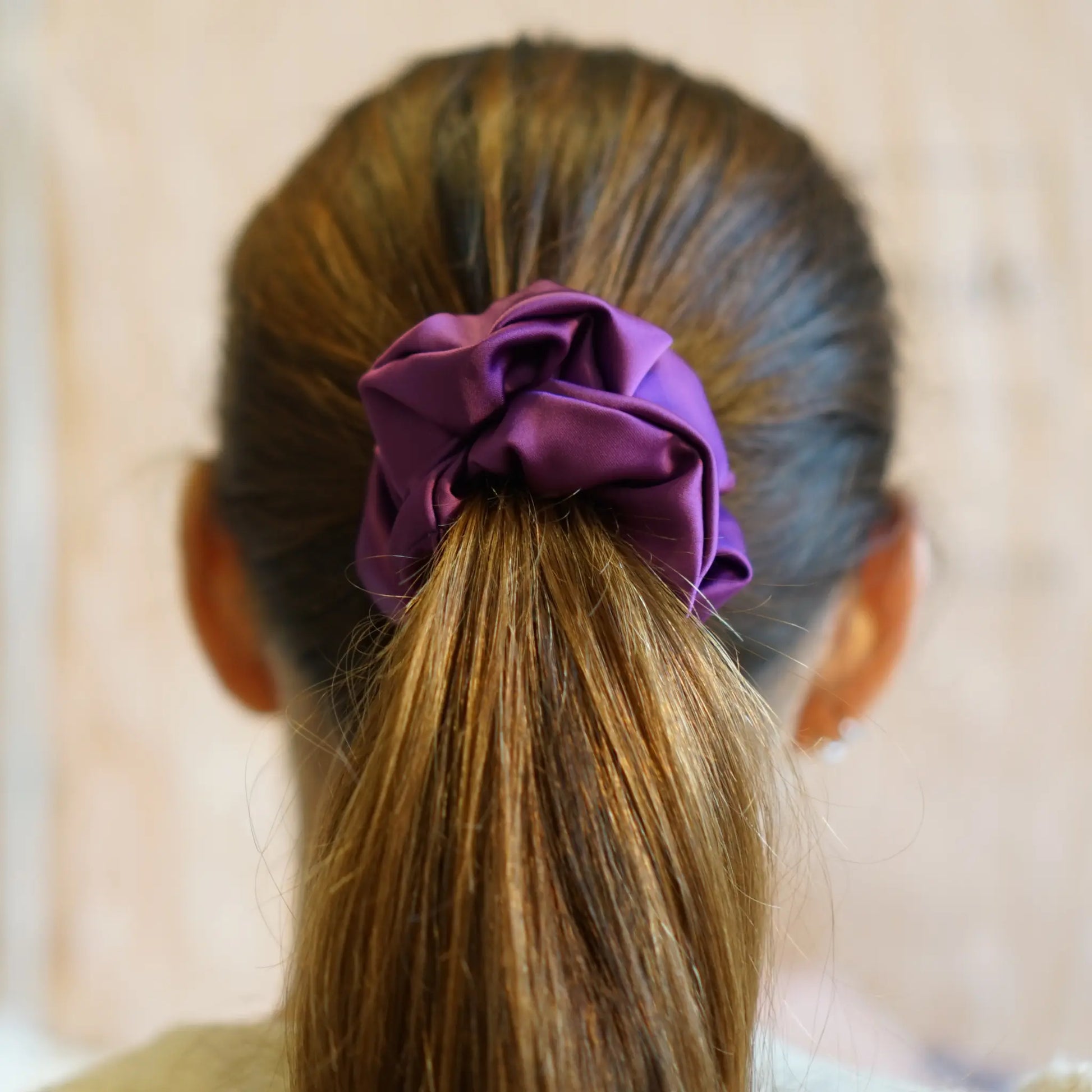 Violet - Chouchou Cheveux Satin - Les Chouchous de Justine