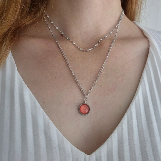 Collier avec Pendentif Blush - Les Chouchous de Justine