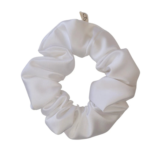 Chouchou en Satin Blanc - Les Chouchous de Justine