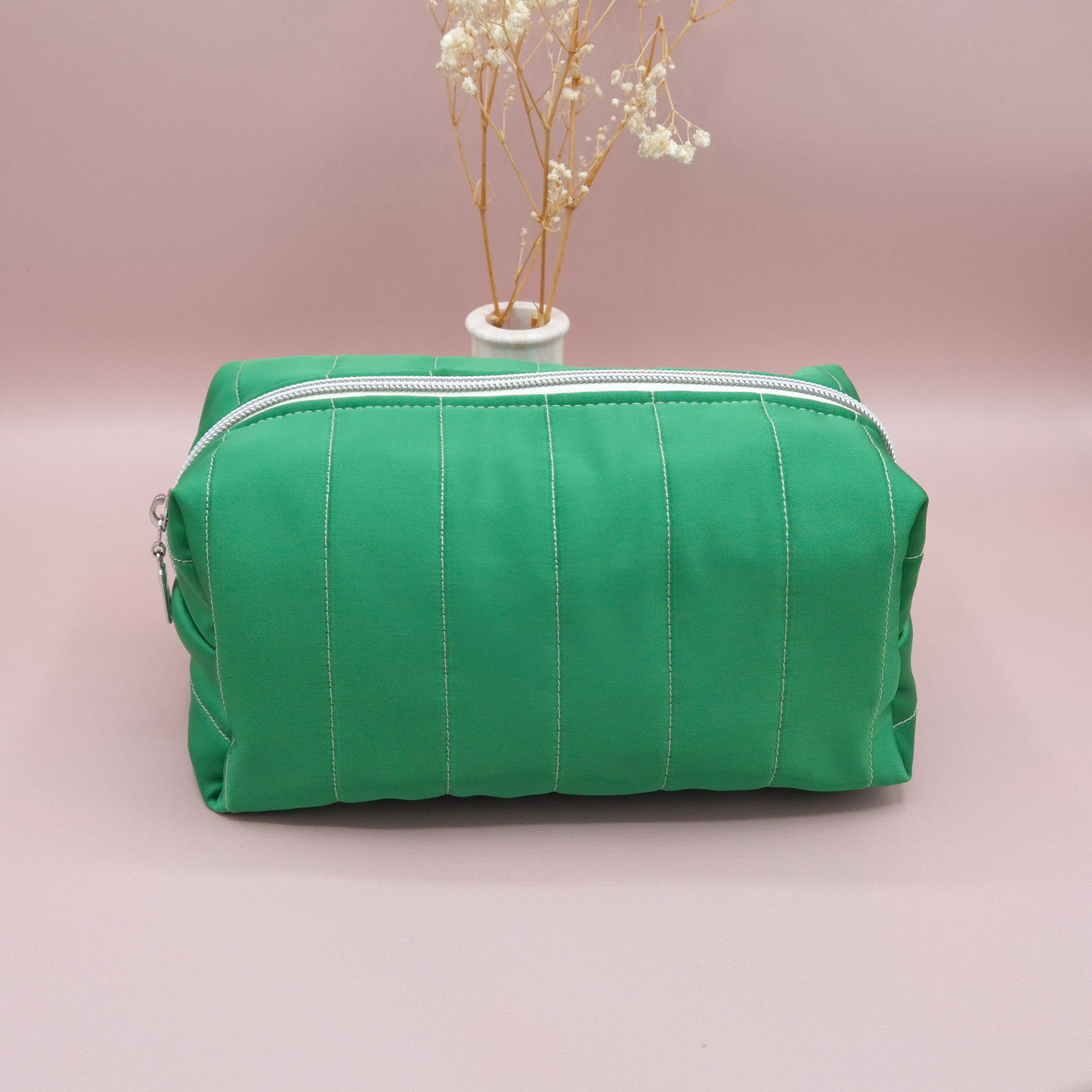 Trousse de rangement en satin matelassé - Les Chouchous de Justine