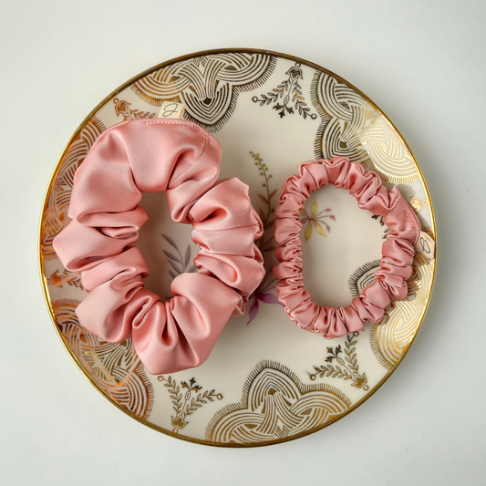 Chouchou en Satin Rose Carmay