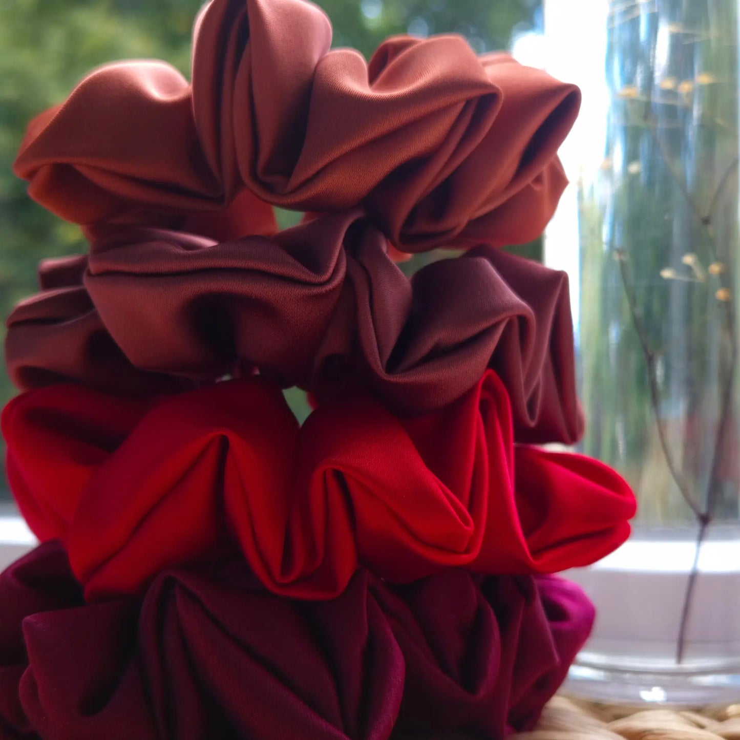 Chouchou en Satin Cognac - Les Chouchous de Justine