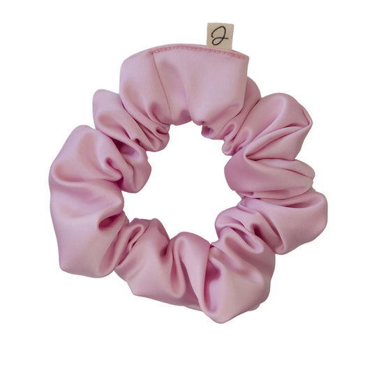 Chouchou en Satin Rose Pastel - Les Chouchous de Justine