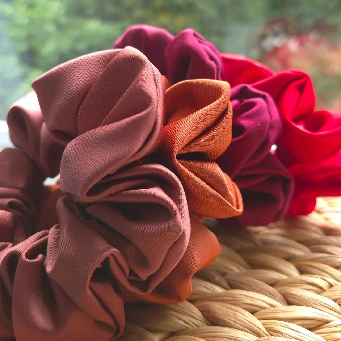 Chouchou en Satin Cognac - Les Chouchous de Justine