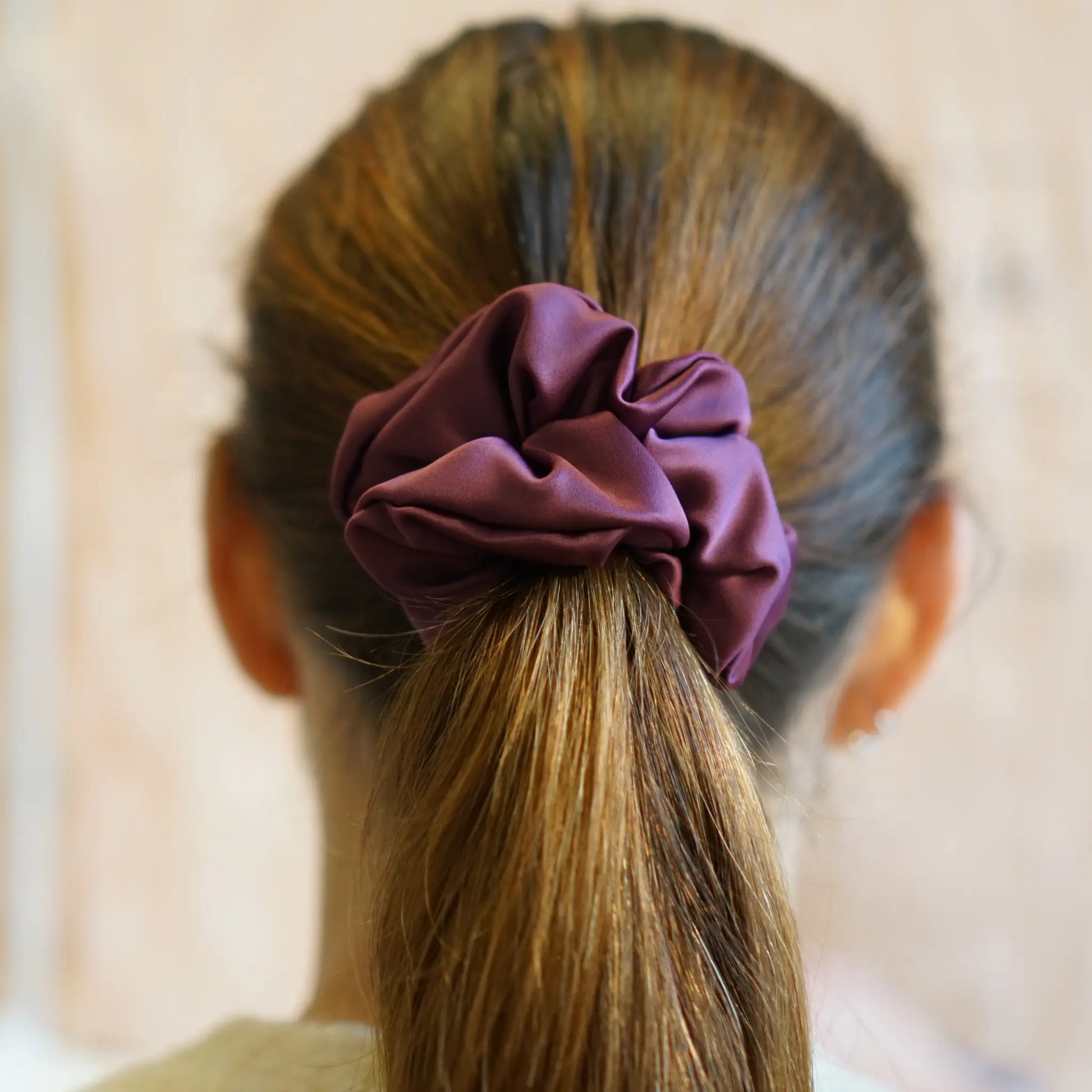 Prune - Chouchou Cheveux Satin - Les Chouchous de Justine
