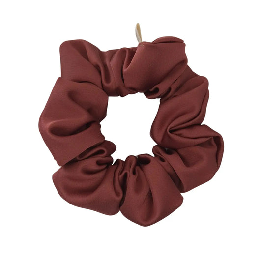 Chouchou en Satin Cognac - Les Chouchous de Justine