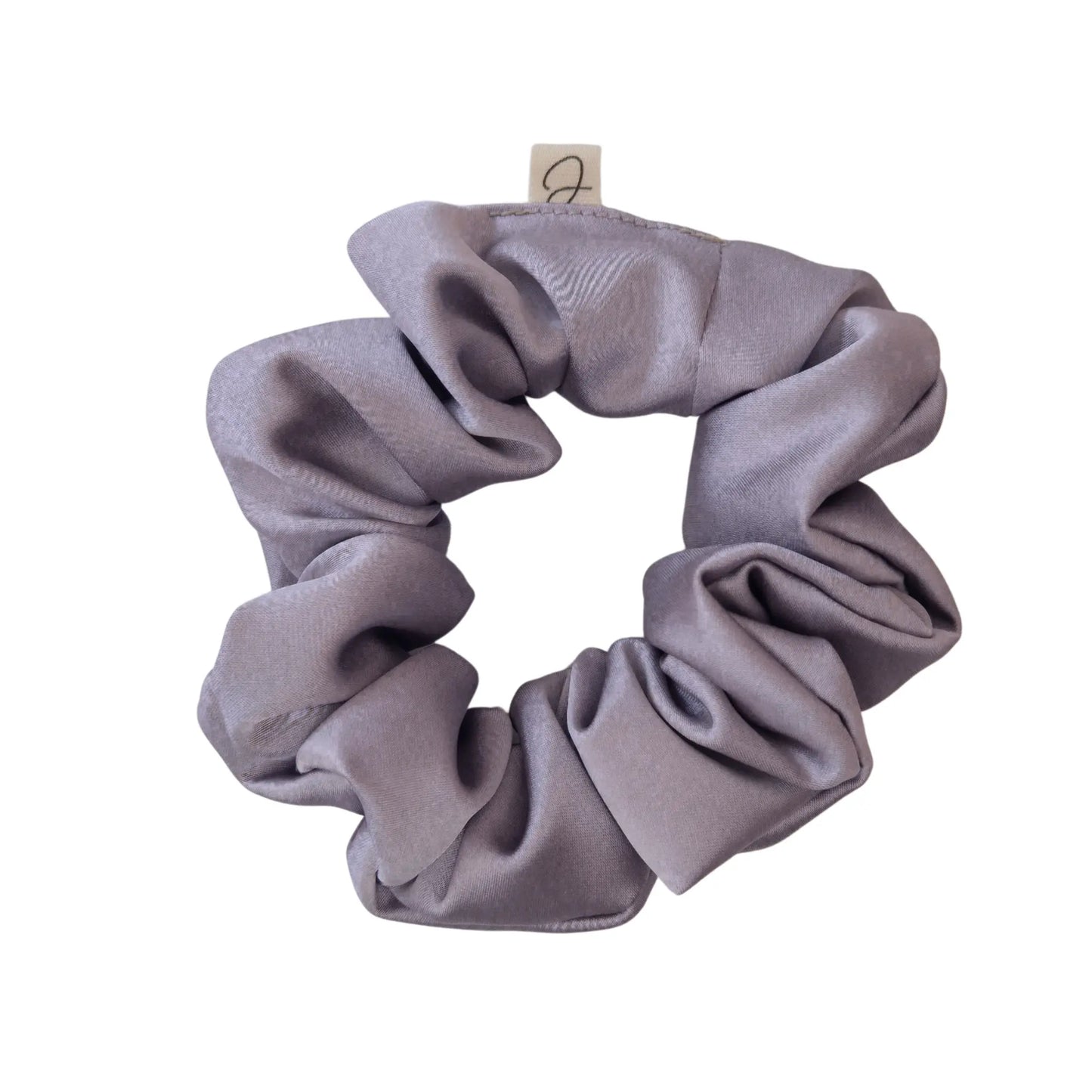 Chouchou en Satin Gris - Les Chouchous de Justine