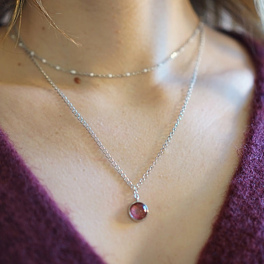 Brique - Collier Double - Les Chouchous de Justine