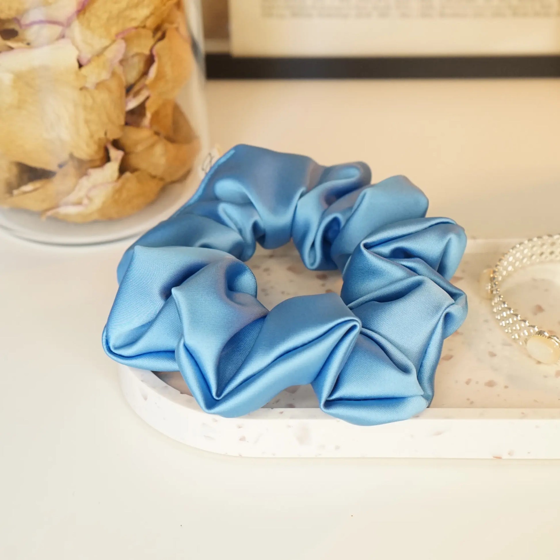 Bleu - Chouchou Cheveux - Les Chouchous de Justine