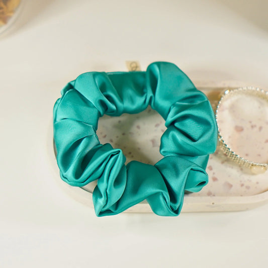 Bleu Teal - Chouchou Cheveux - Les Chouchous de Justine