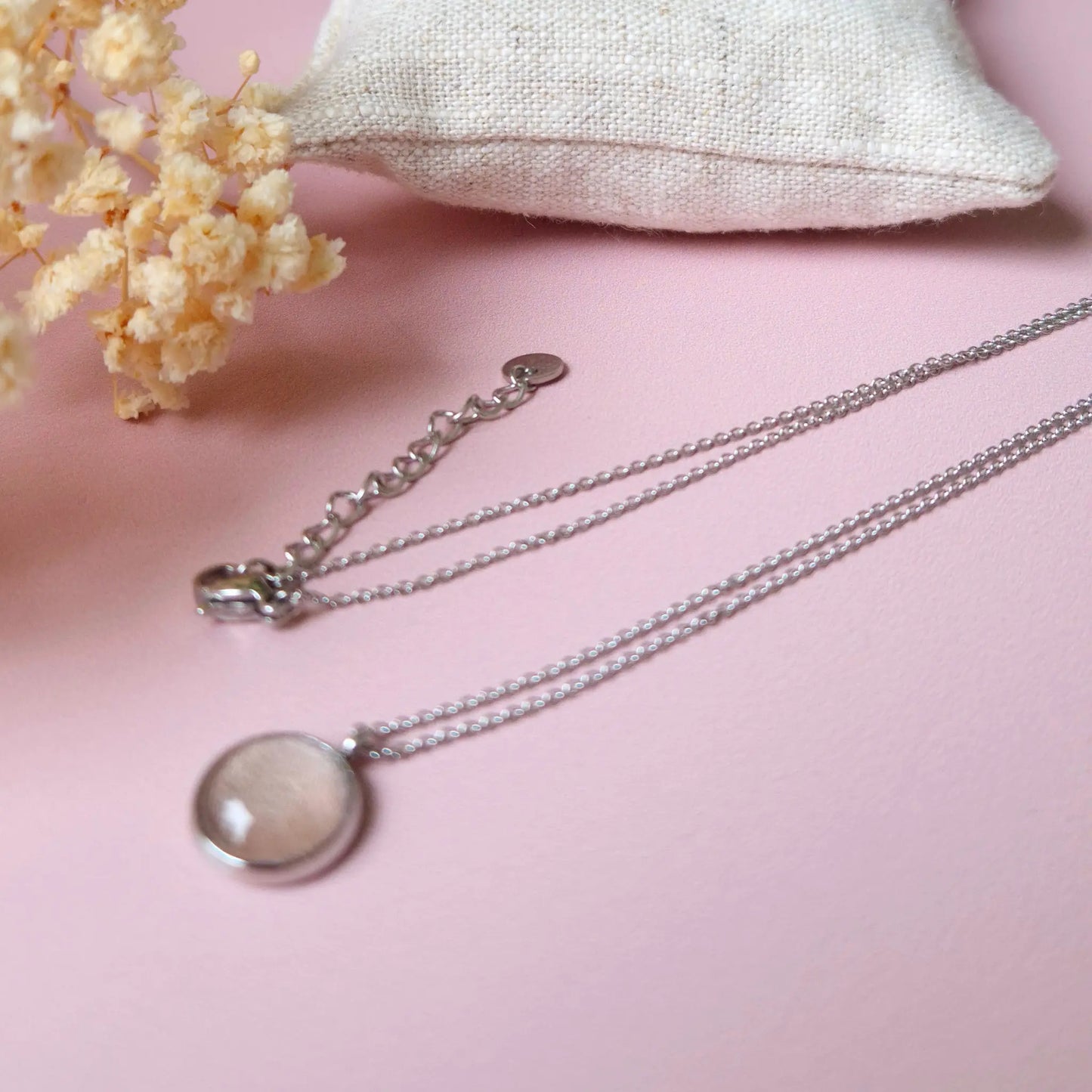 Collier avec Pendentif en Satin - Les Chouchous de Justine