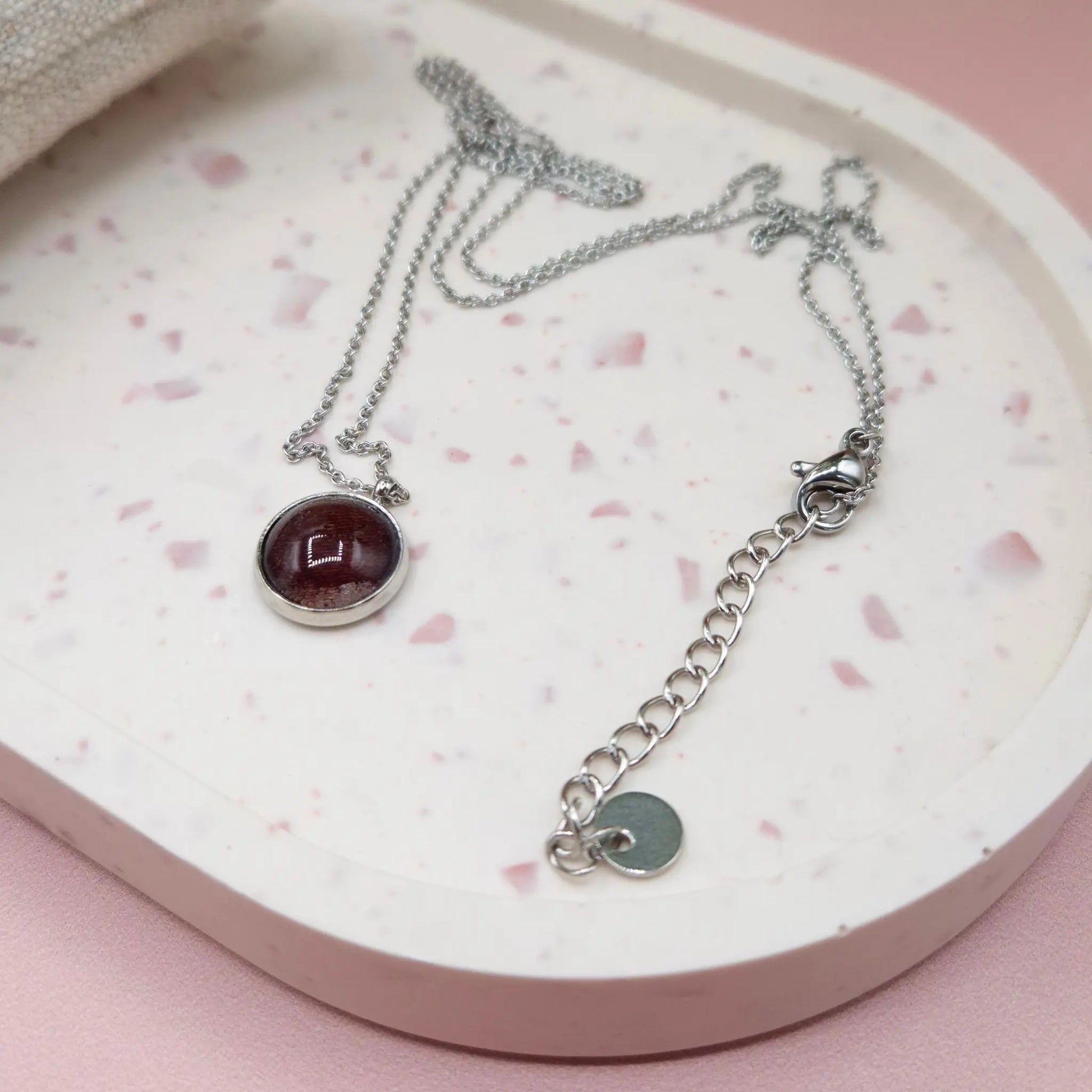 Collier avec Pendentif en Satin - Les Chouchous de Justine