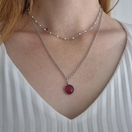 Collier avec Pendentif Brique - Les Chouchous de Justine