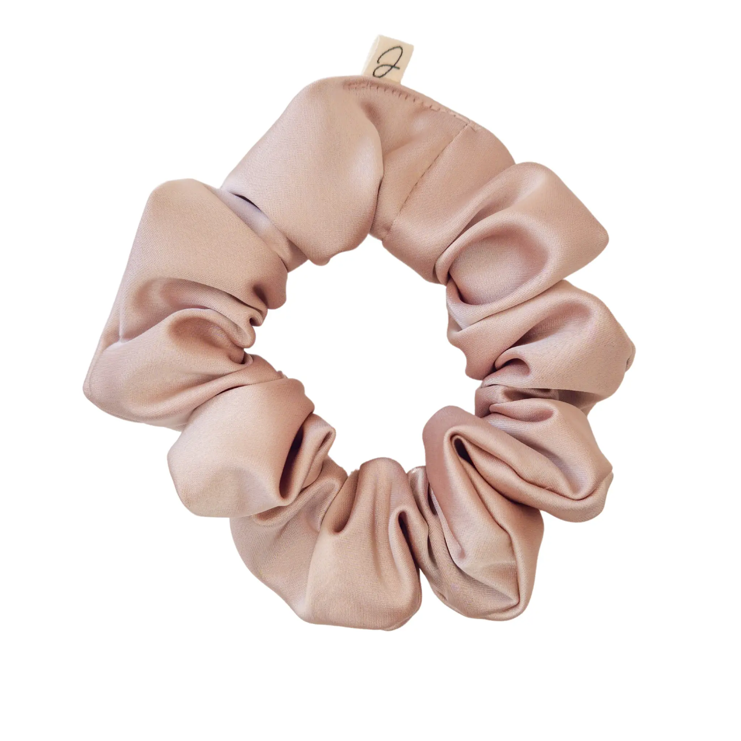 Chouchou en Satin Beige - Les Chouchous de Justine
